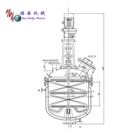 Moteur de pompe automatique innovant et efficace, mélangeur conique à double vis, réacteur en acier inoxydable 300L à double enveloppe 380V