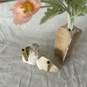 SH pietra nuovi accessori personalizzati per la decorazione della casa naturale bianco onice decorazione da tavolo <span class=keywords><strong>vasi</strong></span> di fiori nordici vaso di marmo per la casa Dec - Product Image 5