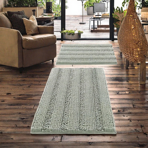 Alfombra de Chenilla Antideslizante de Secado Rápido, Hecha a Máquina, Tamaño Personalizado para un Uso Seguro en el Baño - Product Image 3