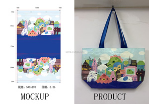 Sacs tissés en PP recyclé laminés, populaires en gros, nouveaux modèles, y compris en rose, tailles et logos personnalisés acceptés, design pliable - Product Image 4