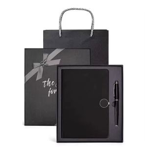 Set de Cuaderno y Bolígrafo de Lujo con Logotipo Personalizado, Regalo Empresarial Corporativo Promocional para Hombres y Mujeres en Paquete de Regalo - Product Image 1