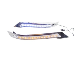 Vỏ Đèn LED Chạy Ban Ngày Cho Toyota Vellfire 2008 ~ 2011 Alphard <span class=keywords><strong>DRL</strong></span> Đèn Sương Mù Phụ Kiện Ô Tô Đèn Báo Sửa Đổi - Product Image 1