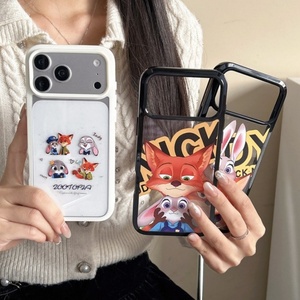 เคสโทรศัพท์ใสลายการ์ตูนอนิเมะ จูดี้ กระต่ายจอมแก่น น่ารัก แมว KT สำหรับ iPhone 11 12 pro max 13 15 16 17 Air  อะคริลิค ป้องกัน - Product Image 2