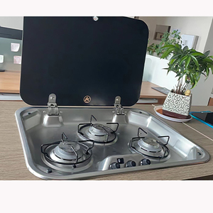 Prix compétitif, fabrication chinoise, cuisinière à gaz à trois brûleurs <span class=keywords><strong>pour</strong></span> <span class=keywords><strong>camping</strong></span>-<span class=keywords><strong>car</strong></span>, couvercle en acier inoxydable, drain <span class=keywords><strong>pour</strong></span> caravane, <span class=keywords><strong>camping</strong></span>-<span class=keywords><strong>car</strong></span>, vente en gros, sur mesure - Product Image 2