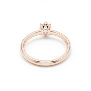 Diamond Engagement <b>Ring</b> Round Brilliant Cut <b>Ring</b> for Women Lab Grown Diamond - Product Image 3