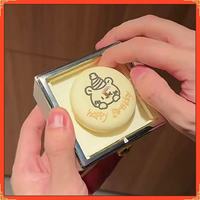 Boîte à bijoux créative en forme de gâteau d'ours avec bougie surprise rotative, décoration pour anniversaire et fête