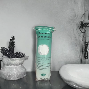 Tampons en coton biologique, design rond à 3 couches, lavables, économiseurs d'eau, confortables, doux pour la peau, démaquillants, logo personnalisé - Product Image 2