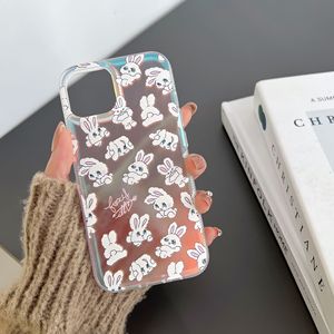 Cover per telefono cellulare gradiente stile coreano per <span class=keywords><strong>iPhone</strong></span> 11 12 13 14 Pro con Logo - Product Image 2