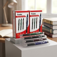 Crayons mécaniques ergonomiques FOSKA Click Design avec pointe moyenne de 0,5/0,7 mm pour la rentrée scolaire et les fournitures pour enseignants