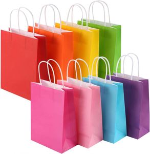 Bolsas de Papel Kraft Personalizadas para Regalos de Boda, Baby Shower, Cumpleaños, Compras y Fiestas - Product Image 1