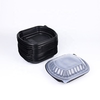 Groothandel wegwerp rechthoekige PP plastic saladeboxen, fruit-, vlees-, noedel- en taartcontainers van PP materiaal, lunch- en voedselcontainers