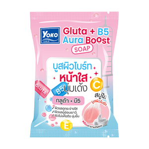 Jabón Y757 Yoko Gold Gluta + B5 Aura Boost 60g. Potencia la Piel Opaca con Triple Poder Iluminador para una Piel Radiante y Brillante - Product Image 1