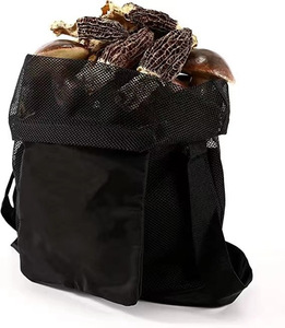 Bolso cruzado de malla con correa ajustable, bolsillo transparente, bolsa de almacenamiento para actividades al aire libre, jardín, recolección de frutas y verduras, camping - Product Image 5