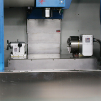 Centre d'usinage vertical CNC VMC1160, haute précision, machine de fraisage CNC 3/4 axes pour le traitement des pièces métalliques et des moules