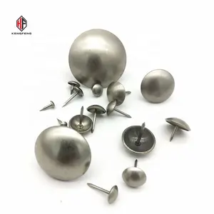 Factory Wholesale Upholstery Decorative Tacks Furniture Sofa Antique Matte nickel Round headed nail