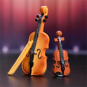 Instruments de musique de simulation : Piano, <span class=keywords><strong>Guitare</strong></span>, Miniatures créatives en résine, Décorations de table, Décorations de gâteaux en résine, Figurines de gâteau, Jouets - Product Image 1