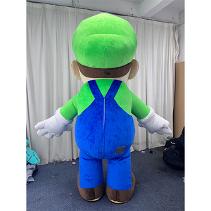 Quantité minimale de commande 1 pièces personnage <span class=keywords><strong>Super</strong></span> <span class=keywords><strong>Mario</strong></span> mascotte Costume à vendre <span class=keywords><strong>Super</strong></span> <span class=keywords><strong>Mario</strong></span> Luigi Costumes gonflable dessin animé à la main unisexe personnes - Product Image 4