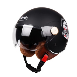 Nouveau <span class=keywords><strong>Casque</strong></span> <span class=keywords><strong>Moto</strong></span> Ouvert <span class=keywords><strong>Predator</strong></span> ABS Élégant Anti-buée Haute Sécurité pour Hommes et Femmes Toutes Saisons - Product Image 5