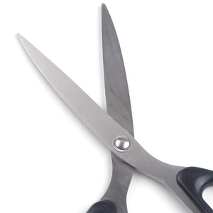 Stock 8&quot; High Quality Office Scissors,household Black Handle Scissor <strong>Precision</strong> Scissors Stainless Steel Office <strong>Shears</strong>