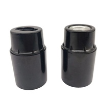Alta calidad E12 Diente de aluminio autoblocante diente completo baquelita portalámparas baquelita