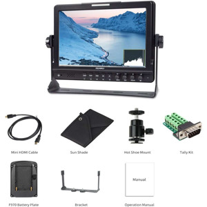 Moniteur d'appareil photo OEM personnalisé FW1018V1 10,1 pouces 1920x1200 IPS FHD avec écran tactile et haut-parleur/stéréo intégrés, mise au point de précision - Product Image 6