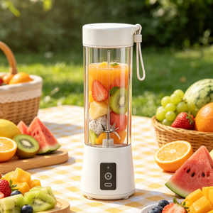 Mini-mixeur portable électrique en gros pour jus de fruits, smoothies et milkshakes, avec fonction broyeur de glace robuste, idéal pour les boissons et les smoothies - Product Image 1