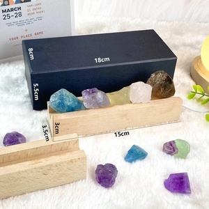 Lámpara de Cristal de Diseño Nuevo al por Mayor, Cristal en Bruto para Bricolaje, Energía Curativa, Meditación, Luz Ambiental, Juego de Regalo en Caja - Product Image 3
