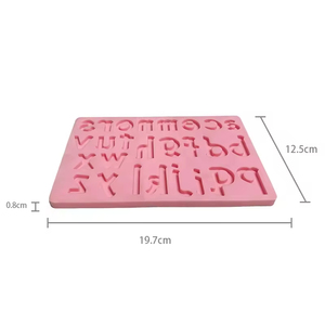 High Quality Professional Alphabet Letter Heat Resistant Food Grade <b>Cake</b> Silicon <b>Mold</b> - Product Image 3