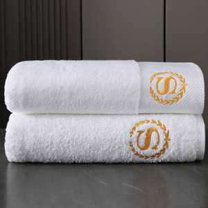 Quà Tặng Khăn Tắm Sang Trọng Toallas De Bano Algodon Toalla De Cara De Algodon Toalla Para Hotel Blanca Bộ Khăn Cotton Chất Lượng Cao - Product Image 3