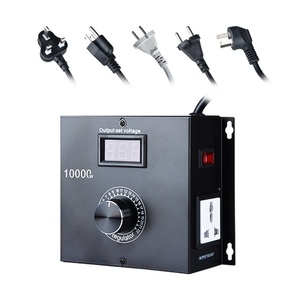 Régulateur de tension électronique à thyristor monophasé haute puissance <span class=keywords><strong>10000W</strong></span>, variateur de vitesse, contrôleur de température pour four électrique - Product Image 1