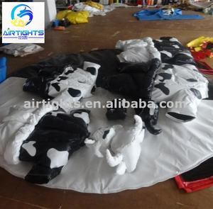 Dappere gewatteerde koe en stier sumo pakken, zachte dieren sumo pakken voor volwassenen of kinderen - Product Image 3