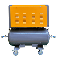 Compresseur d'air à vis silencieux monophasé intégré 4KW 5HP 2-en-1