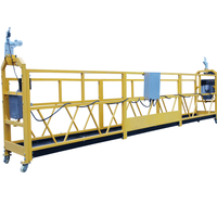 Plateforme de travail suspendue réglable en alliage d'aluminium et acier WH-SP, surface peinte, capacité de charge 630-1000 kg