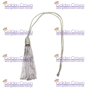 พู่ลวดทองแท่งเงินฝรั่งเศสสำหรับตกแต่งบ้าน - Product Image 3