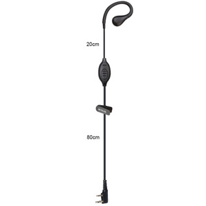 Retevis Walkie Talkie Headset 2 Pin Earhook K Connector For Rt22 Rt622 - Product Image 2