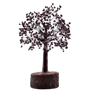 Life <b>Tree</b> Natural 500 Beads Gemstone Garnet Decorative <b>Tree</b> GEM STONE BONSAI stone Healing <b>Crystal</b> Decor For Decoration Gifts - Product Image 5