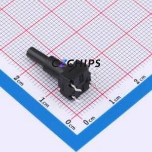 TSW08115-195B333CA Tactile Switch Through hole Component (THT)-4P,8x8mm Switch Single Pole Single Throw Round Button 1.8N 8mm - Product Image 2