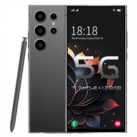 Smartphone Android 14 S24 Ultra, écran 7,3 pouces 144 Hz, 6 Go de RAM, 128 Go de stockage, processeur Déca-Core, double SIM, appareil photo 108 MP, batterie 6000 mAh