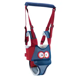 baby riem walker Suppliers-Groothandel Baby Veiligheid Verstelbare Loopband Ondersteuning Carry Leren Loopstoeltje