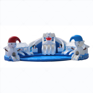 Parque Acuático Inflable <span class=keywords><strong>Comercial</strong></span> Grande de 21x21m |   Centro de Actividades Multijuegos con Temática Oceánica con 5 Sopladores y Bomba de Agua - Product Image 1