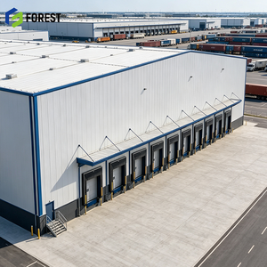 Atelier en acier structurel certifié AISC ISO14001, grande structure à travée libre, entrepôt préfabriqué, usine, dépôt aux États-Unis - Product Image 1