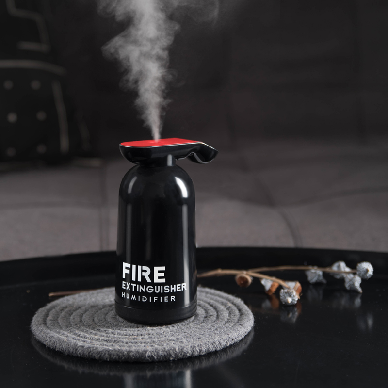 Janpim Anti Gravity Humidifier Oem Smart Design Mini Portable Fire Extinguisher Humidifier Bottle Low-Noise With Visible Water
