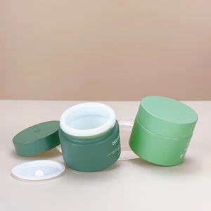 Pot en verre rose mat en porcelaine blanche avec logo personnalisé, 30 ml, 50 ml, pot en verre en porcelaine blanche opale pour crème cosmétique avec couvercle - Product Image 5