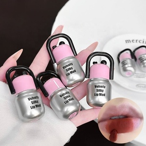 Nouveau design, mini gloss à lèvres en velours mat, longue tenue, haute saturation, maquillage pour les lèvres <span class=keywords><strong>bio</strong></span> et végan pour un usage quotidien - Product Image 3