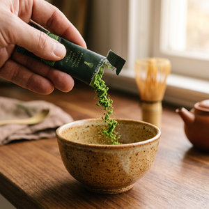Sachets de poudre de matcha en stick, portions individuelles, emballage de thé vert pour la vente au détail, la vente en gros, les cafés, les bureaux et les fournitures de boissons - Product Image 2