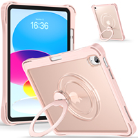 iPad A16 11 2025 ve iPad 10. Nesil 10.9 için Şeffaf Arka Kapaklı Tablet Kılıfı
