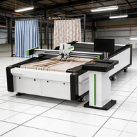 Machine de découpe CNC pour tissus de rideaux, stores enrouleurs, stores zébrés, rideaux occultants, coton, soie, toile Oxford, PVC