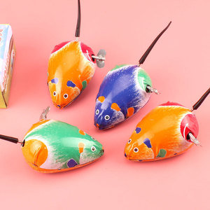 Tin <b>Mouse</b> Wind Up <b>Toy</b> Metal Classic Inertia Movement For Kids 2 4 Years Unisex One Size - Product Image 1