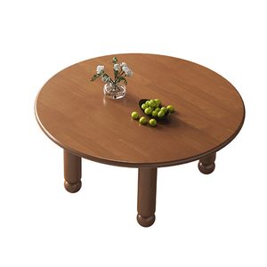 Table basse NKAHS en bois massif nordique, écologique, facile à nettoyer, en bois d'hévéa, petite table d'appoint, salon, moderne, mobile, gain de place - Product Image 4