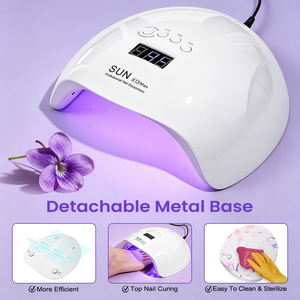 โคมไฟยูวีสำหรับเล็บเจลทาเล็บ76W แบบมืออาชีพ - Product Image 5